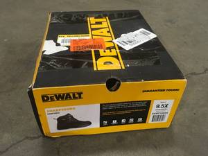 Mens Sharpsburg Waterproof 6 in. Work Boots - Steel Toe - Black Full Grain Size 11(W) by DEWALT Customer Returns See Pictures