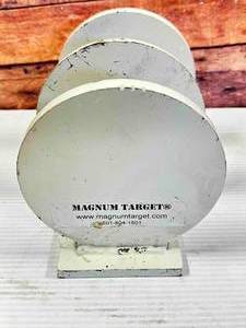 lot 44 image: Lot of 3 Magnum Steel Targets 6 Inch