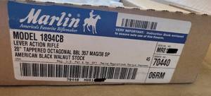 lot 56 image: Marlin 1894 Cowboy Chambered in 357 mag  38