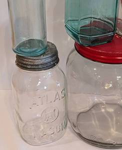 lot 26 image: Assorted Vintage Canning Jars