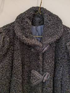 lot 47 image: Neural Vintage Full Length Mohair Pile Coat