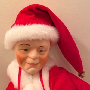 lot 95 image: Ho Ho Ho Father Christmas Doll by Balos