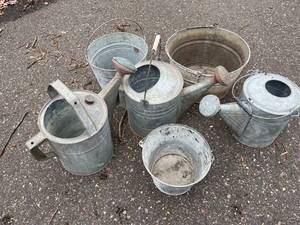 lot 162 image: Galvanized Garden Goodies