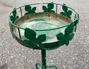 lot 167 image: Two Vintage Metal Plant Stands