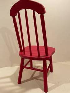 lot 187 image: Vintage Wooden Childs Chair