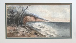 lot 145 image: Original Framed Scenic Watercolor Painting