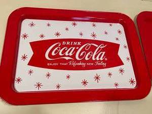 lot 259 image: 2 Metal Coca-Cola Trays