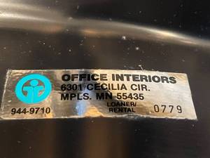 lot 264 image: Adjustable Office Chair By Office Interiors