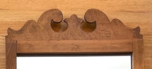 lot 297 image: Vintage Wooden Framed Mirror
