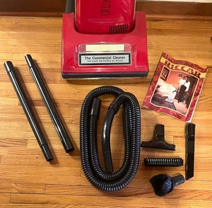 lot 300 image: The Commercial Cleaner Vacuum by Riccar with Accessories and Manual