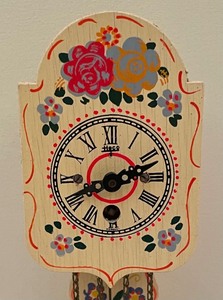 lot 301 image: Heco Miniature German Grandfather Clock