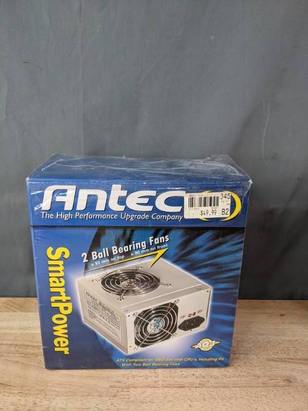 lot 60A image: New Antec Power Supply & Samsung DVD Writer R