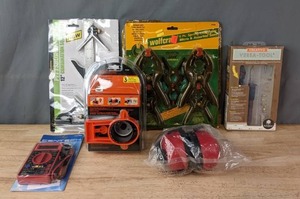 lot 84 image: NEW Cen-Tech, Black and Decker, Western Safety, Wolfcraft, Pittsburgh, and Creative Tools R