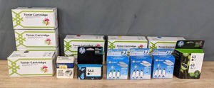 lot 130 image: NEW Printer Toner and Ink Cartridges for Dell and HP R