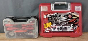 lot 52 image: Ultra Steel Home Repair Tool Set and Double Sided Emergency Tool Kit R