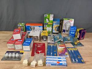 lot 99 image: A Collection of Various Light Bulbs  R