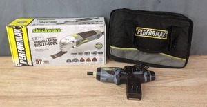 lot 50 image: NEW Performax Shockwave Heavy Duty Variable Speed Multi Tool, Performax Drill Driver, Etc. R