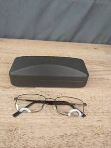 lot 150A image: NEW Flexon Glasses with Display Lenses H6012 and Hard Case L