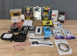 lot 81 image: NEW Otterbox, belkin, Phlips, TWS, Quick Charge, Smart, Black Web, Samsung, Statik Audio Powerpacks, Phone Cases and More R