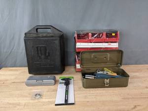 lot 93 image: Craftsman Jigsaw, Digital Caliper, Various Tools and Handy Bins   R