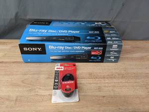 lot 96 image: Sony Blu-Ray DiscDVD Player and 6 Foot HDMI Cord   R