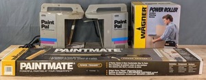 lot 154 image: Painting Supplies  Wagner Power Roller Cordless Painting System, Paintmate Power Trigger, (2) Paint Pal Speed Painting Systems   R