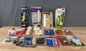 lot 199 image: Over 20 NEW Toilet Repair Parts (Moen, Korky, Plumb Craft, Oatey, Plumb Pak, Danco, Spectra) R