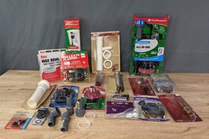 lot 198 image: Over 15 NEW Plumping Repair Parts for Toilets and Dishwashers (Fluidmaster, Plumb Pak, Danco, Korky, Oatey) R