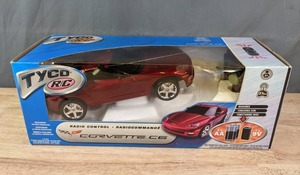lot 206A image: Tyco Radio Control Red Corvette C6 J