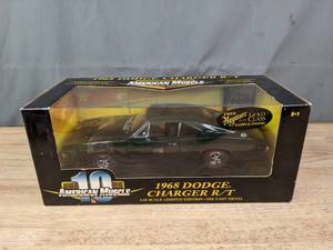 lot 207A image: NEW Ertl American Muscle 1968 Dodge Charger RT Die Cast Car J