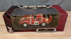lot 149A image: NEW Yat Ming 1964 Shelby Cobra Daytona Coupe 118 Die Cast Metal Deluxe Edition Model Car J