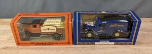 lot 41 image: Pair of Ertl Collectibles Model Cars 1931 Hawkeye Delivery and 1936 Ford Panel Van J