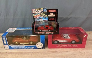 lot 203A image: Collection of 3 NEW Corvette Model Cars J