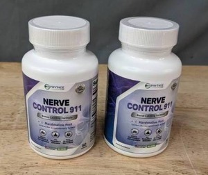 lot 178 image: NEW Nerve Control 911 Supplements (2) R