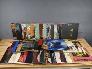 lot 33A image: A Collection of Vinyl Records Including Billy Ocean, Bob Dylan, Bob Seger and More  J