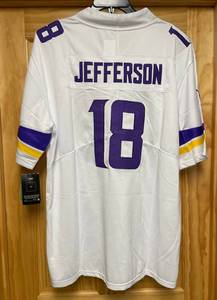 lot 32A image: Brand New Nike Justin Jefferson Minnesota Vikings NFL Football Jersey Mens Size XL I