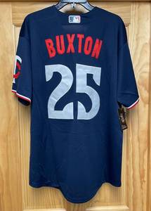 lot 25A image: Brand New Nike Byron Buxton Minnesota Twins MLB Baseball Jersey Mens Size Large I