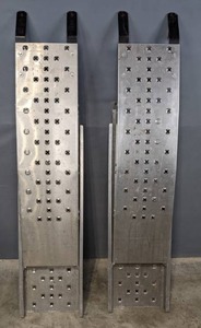 lot 74A image: Set of Arched Aluminum Loading Ramps R