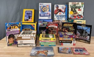 lot 226 image: An Assortment of PC Games, Pac-Man, Monopoly, Star Wars, Jigsaws, Fishing, National Geographic and More R