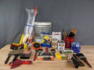 lot 227 image: Assorted Painting Supplies R