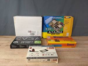 lot 233 image: An Assortment of Computer Accessories  includes Belkin, Stealth and GEFORCE R