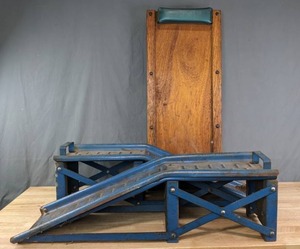 lot 173A image: Mechanic Creeper and Pair of Car Ramps R