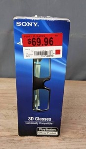 lot 25 image: NEW Sony PlayStation 3 3D Glasses R