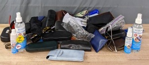 lot 239 image: Collection of Pre-Owned Glasses, Sunglasses, and Cases  R