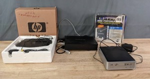 lot 330 image: HP Mini E-Scanner, HP External DVD Writer, External Hardrive and More R
