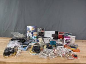 lot 302 image: A Little of Everything RCA, Phillips, HP, Crucial, COAX, Monster, Jensen, Tzumi, USB, Etc. R