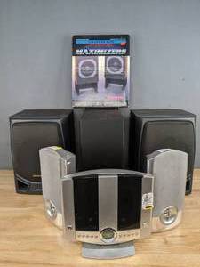 lot 305 image: Vintage Durabrand Radio, Aiwa Speaker System and Fournier Speaker Stands  R