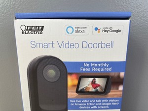 lot 47B image: Brand New Feit Electric 1080p HD Wi-Fi Video Doorbell O