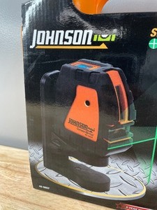 lot 25B image: Brand New Johnson Level Self-Leveling Cross-Line Laser Y
