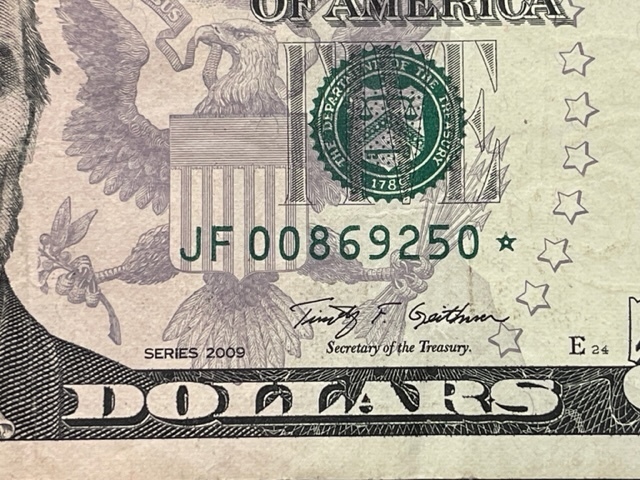 $5 Dollar Star Note